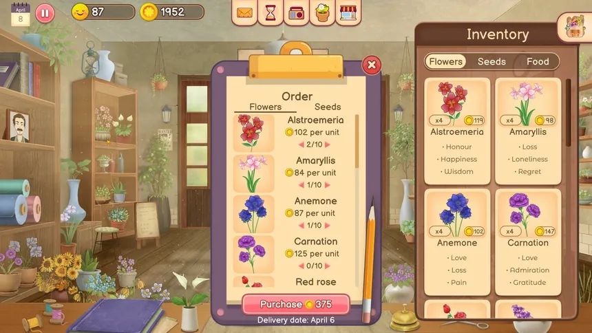 Скриншот 7 к игре Hanako's flower shop