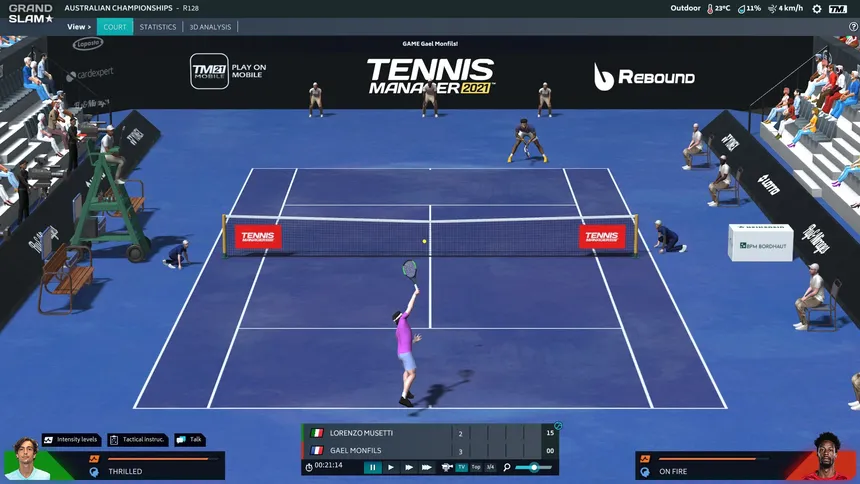 Скриншот 2 к игре Tennis Manager 2021