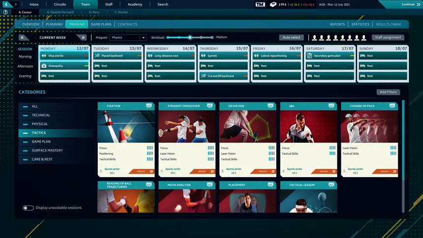 Скриншот 6 к игре Tennis Manager 2021