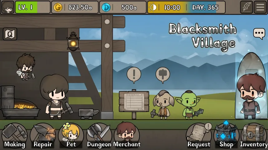 Скриншот 2 к игре Blacksmith Village
