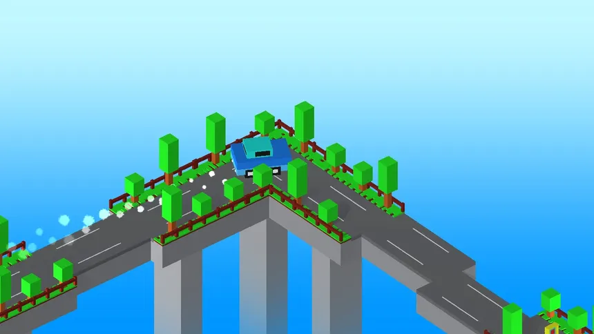 Скриншот 3 к игре Crossy Bridge