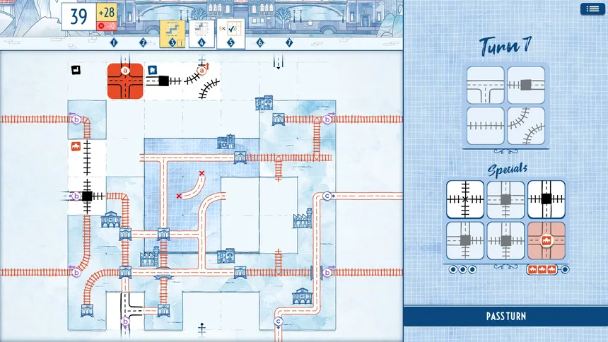 Скриншот 6 к игре Railroad Ink Challenge