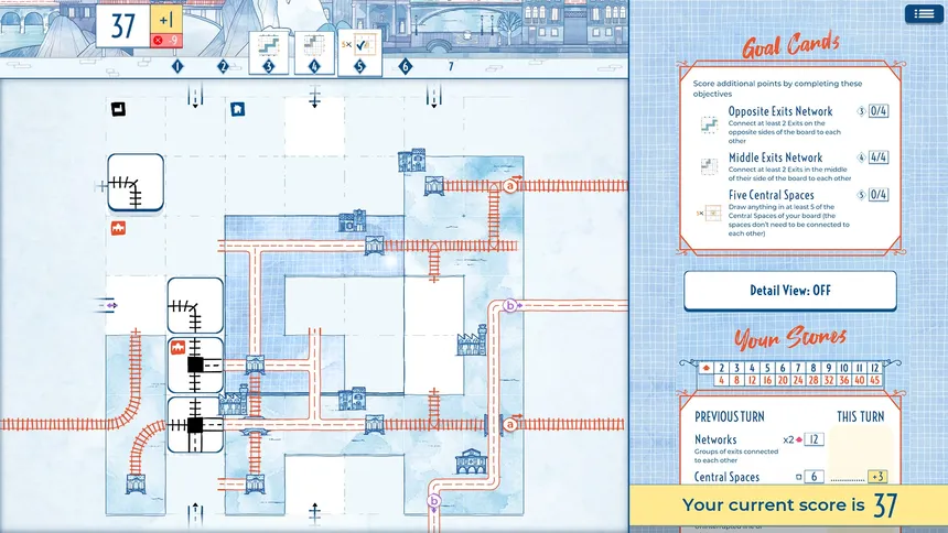 Скриншот 7 к игре Railroad Ink Challenge