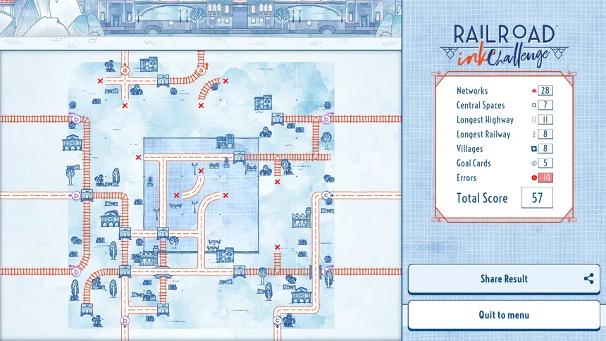 Скриншот 8 к игре Railroad Ink Challenge