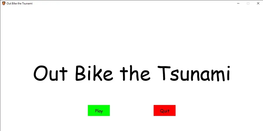 Скриншот 1 к игре Out Bike the Tsunami