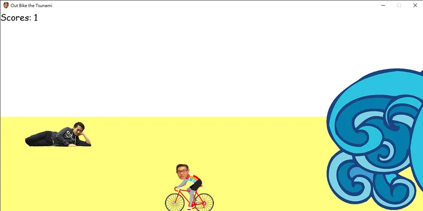 Скриншот 3 к игре Out Bike the Tsunami