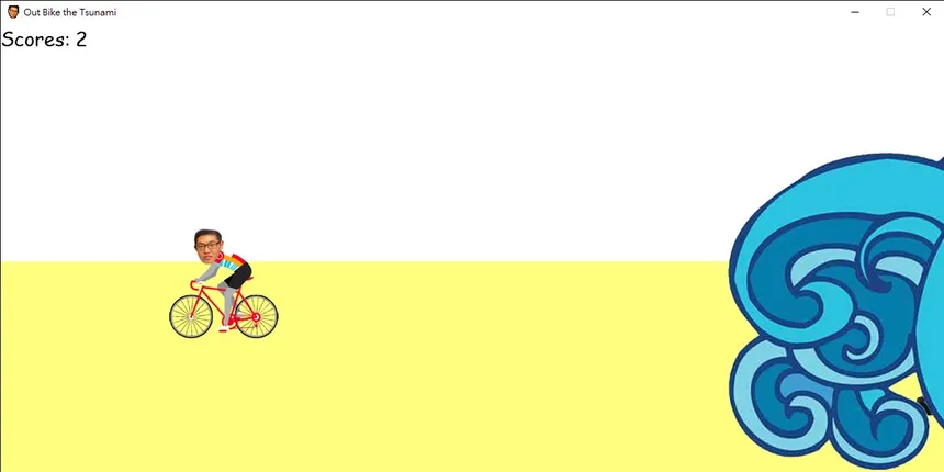 Скриншот 4 к игре Out Bike the Tsunami