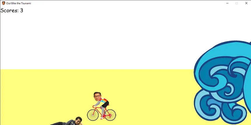 Скриншот 5 к игре Out Bike the Tsunami