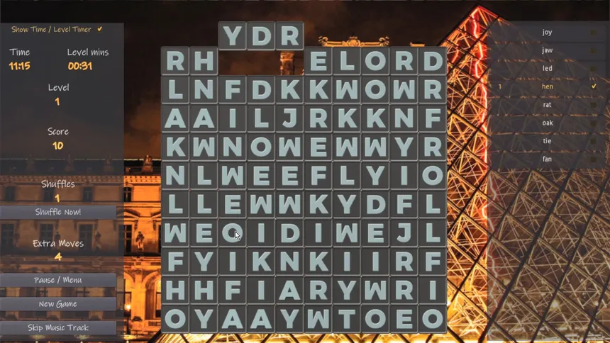 Скриншот 3 к игре Word Hunt Fever