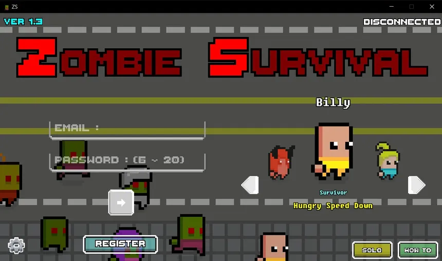 Скриншот 1 к игре Zombie Survival online