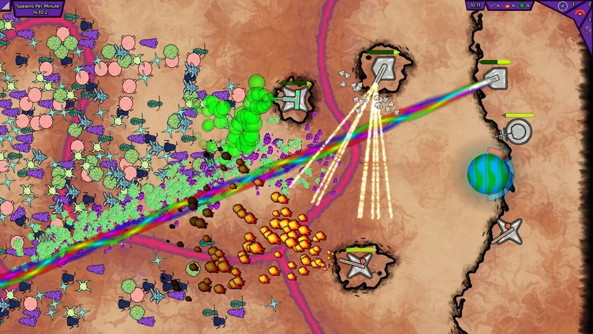 Скриншот 1 к игре Swarming Planet