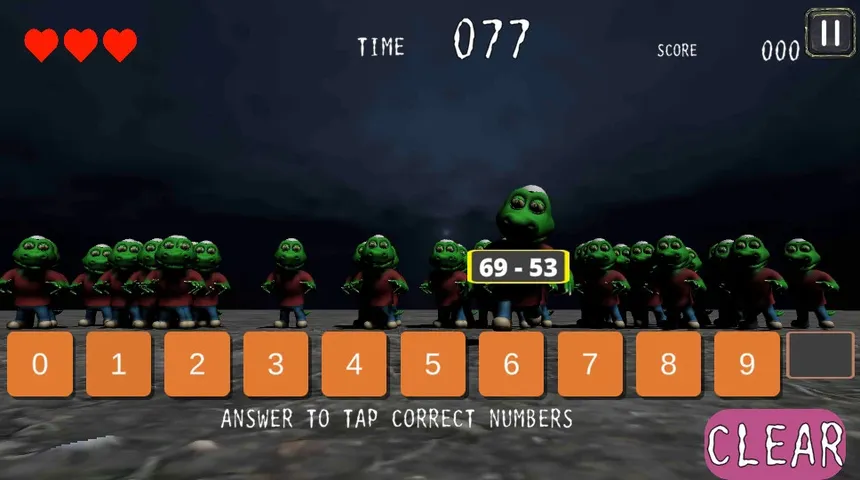 Скриншот 4 к игре ZOMBIE MATHters