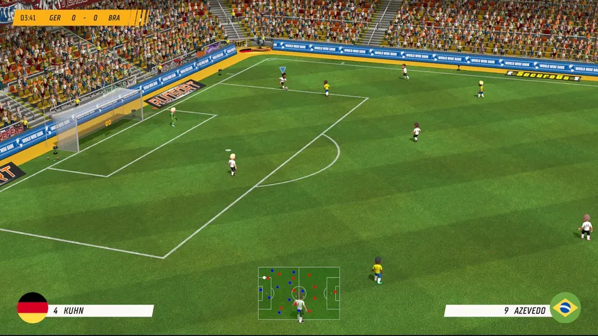 Скриншот 1 к игре Super Soccer Blast: America vs Europe