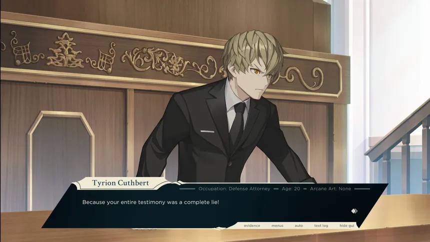 Скриншот 2 к игре Tyrion Cuthbert: Attorney of the Arcane