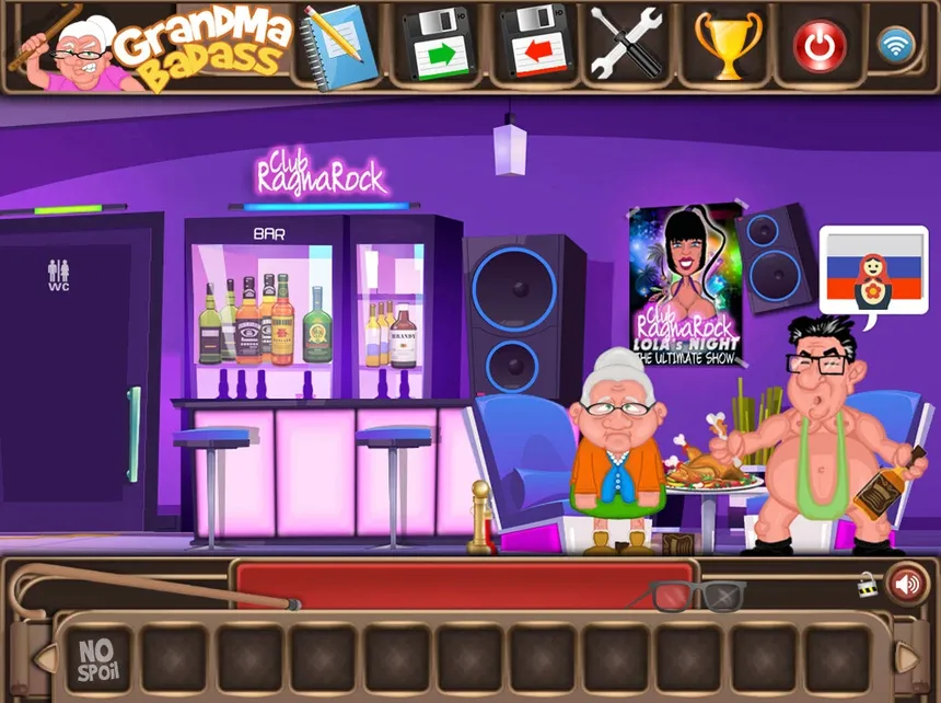 Скриншот 1 к игре GrandMa Badass - a crazy point and click adventure