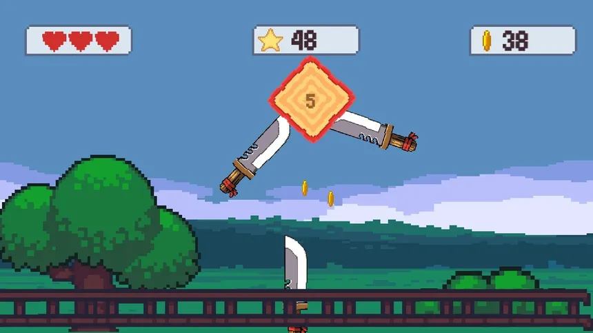 Скриншот 1 к игре Throw Knives
