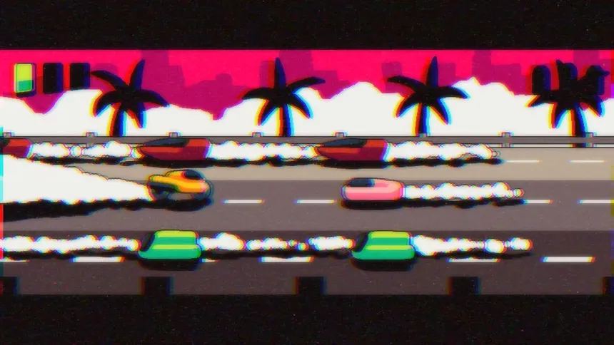 Скриншот 4 к игре Retrowave Road