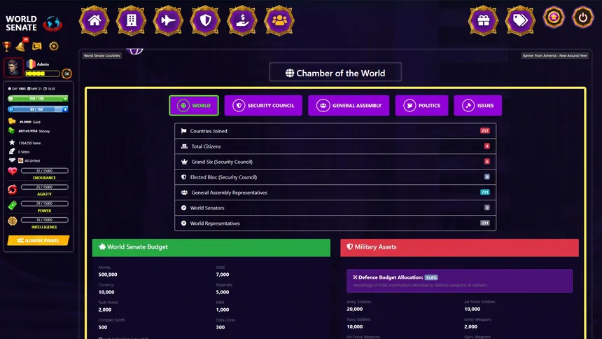 Скриншот 7 к игре World Senate