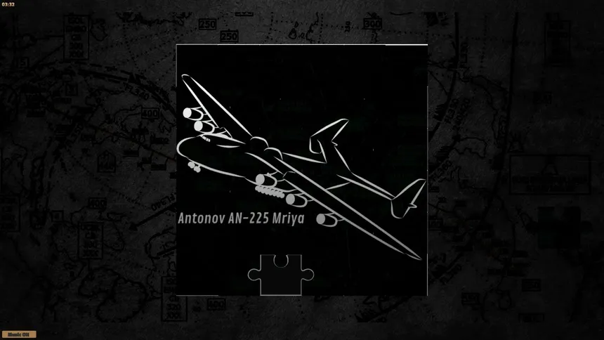 Скриншот 4 к игре LineArt Jigsaw Puzzle - Airplanes
