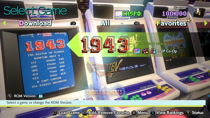 Скриншот 5 к игре Capcom Arcade Stadium