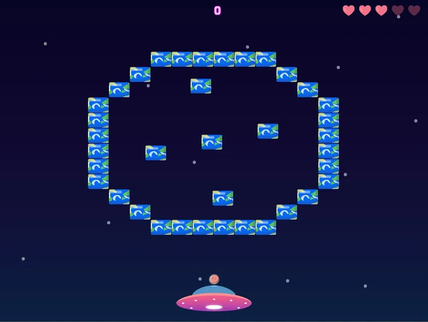 Скриншот 1 к игре Comet Crusher: Block Breaker