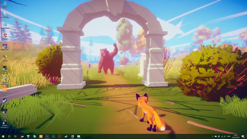 Скриншот 1 к игре MY FOX - Desktop Wild Pet