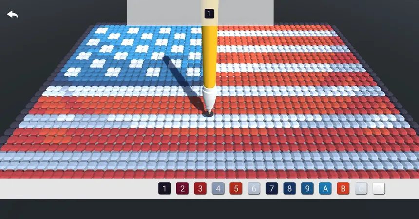 Скриншот 2 к игре Flag Color Number - Painting and Coloring