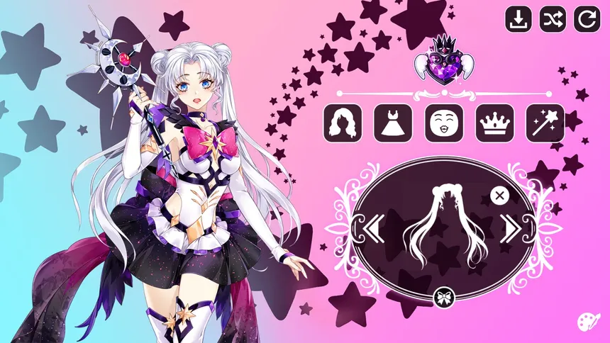 Скриншот 1 к игре Magical Girl Creator