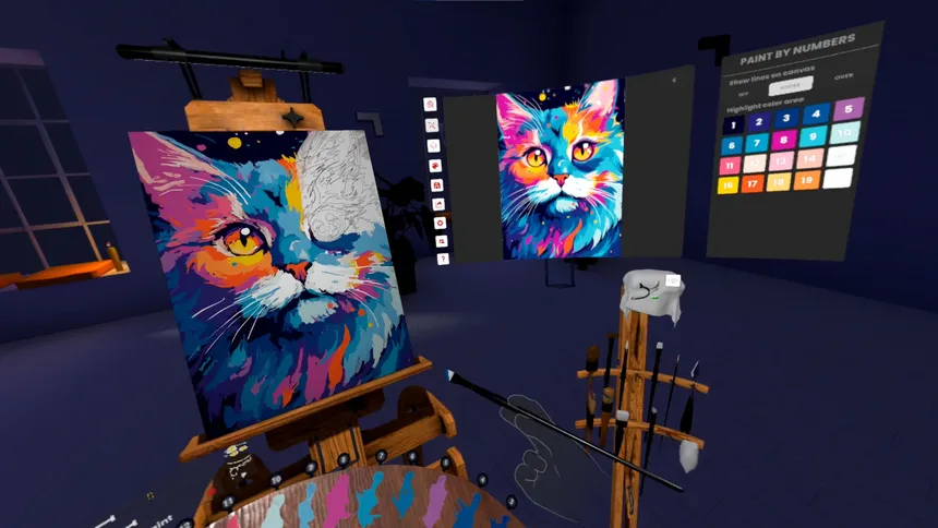 Скриншот 1 к игре Vermillion - VR Painting