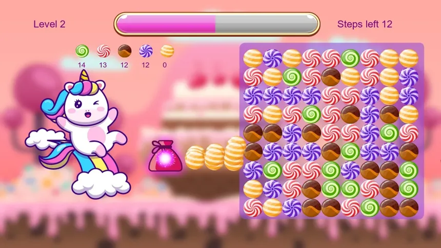 Скриншот 2 к игре Unicorn and Sweets
