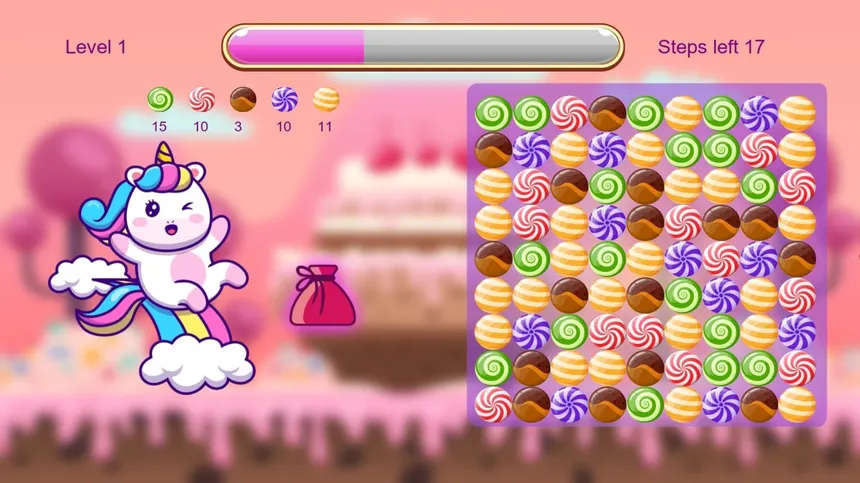 Скриншот 5 к игре Unicorn and Sweets