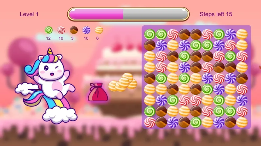 Скриншот 6 к игре Unicorn and Sweets