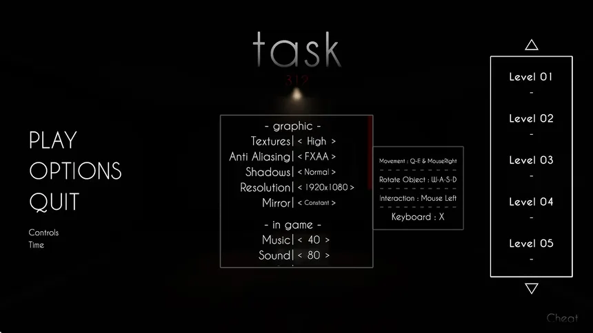 Скриншот 1 к игре task: 312