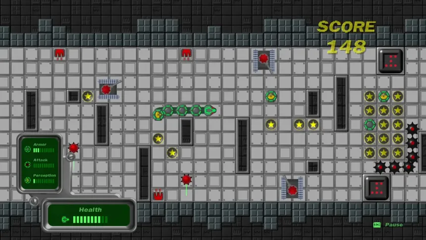 Скриншот 1 к игре Mecha Snake