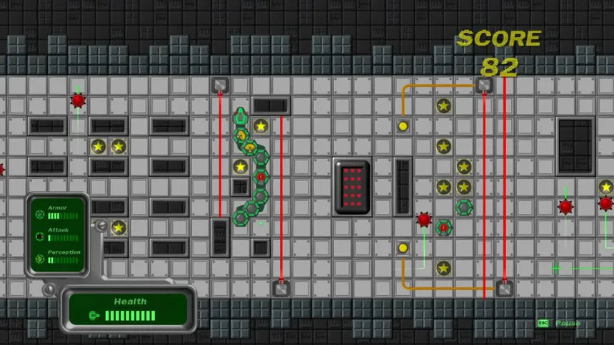 Скриншот 4 к игре Mecha Snake