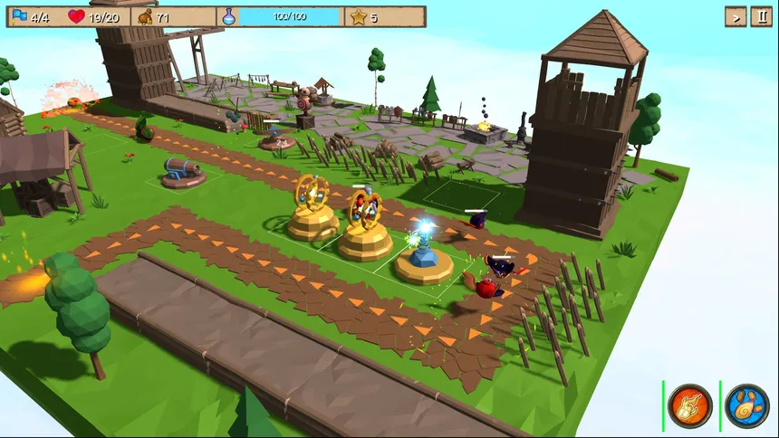 Скриншот 2 к игре Voxelia Defenders