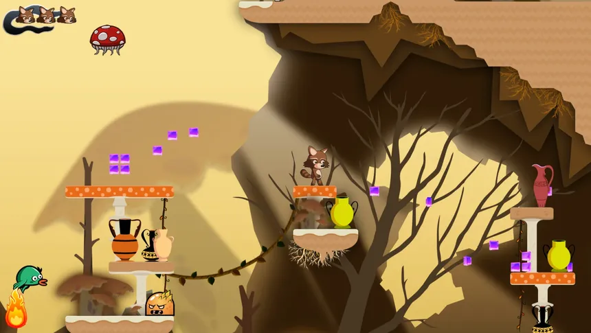 Скриншот 1 к игре Miko Adventures Puffball