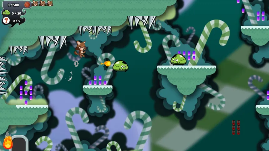 Скриншот 3 к игре Miko Adventures Puffball