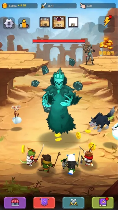 Скриншот 2 к игре IDLE RAID
