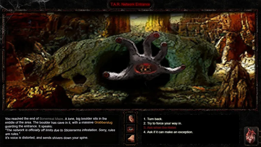 Скриншот 1 к игре Antumbra - Vile Shards (Mystery, Choices Matter, Choose Your Own Adventure)