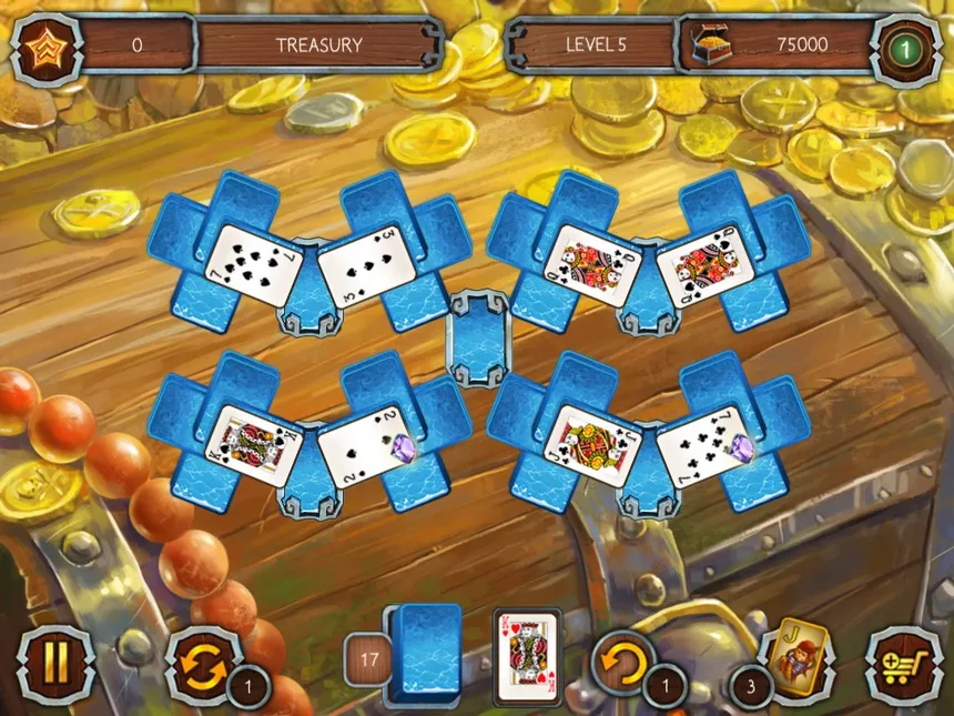 Скриншот 2 к игре Solitaire Legend of the Pirates 2