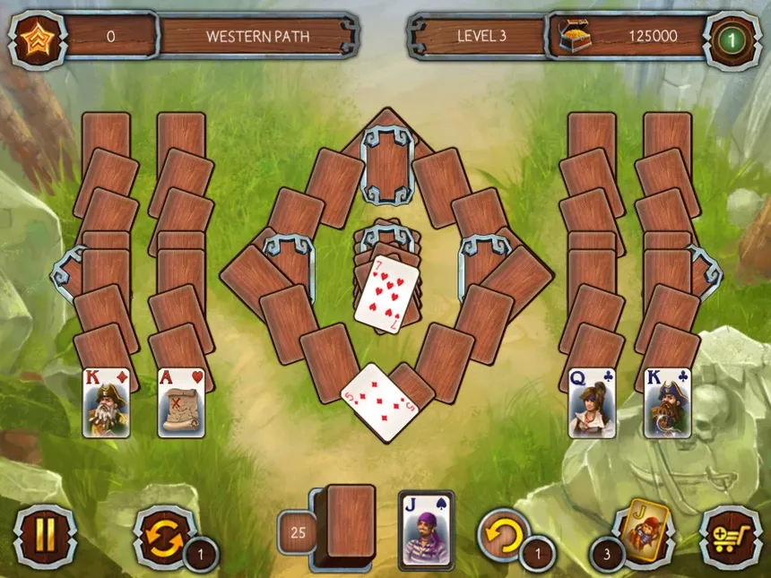 Скриншот 3 к игре Solitaire Legend of the Pirates 2