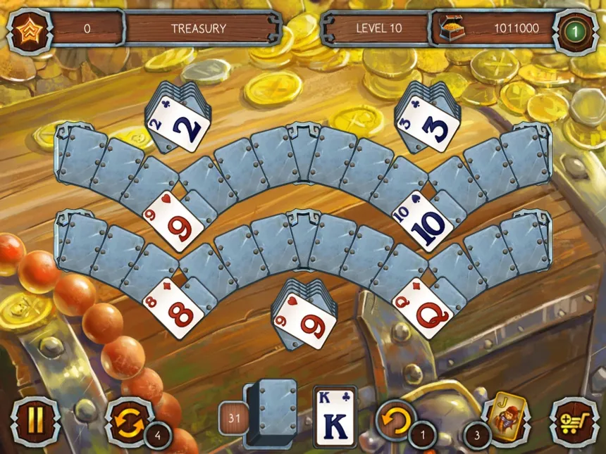 Скриншот 1 к игре Solitaire Legend of the Pirates 3