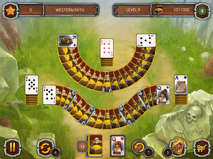 Скриншот 2 к игре Solitaire Legend of the Pirates 3