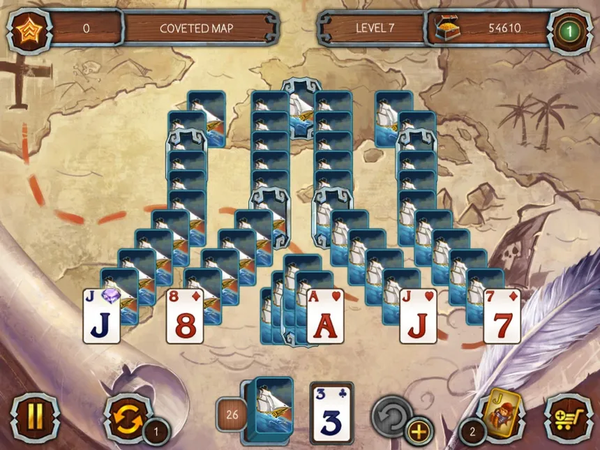 Скриншот 4 к игре Solitaire Legend of the Pirates 3