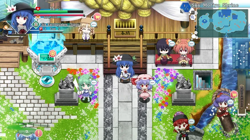 Скриншот 1 к игре Touhou Genso Wanderer -Lotus Labyrinth R-