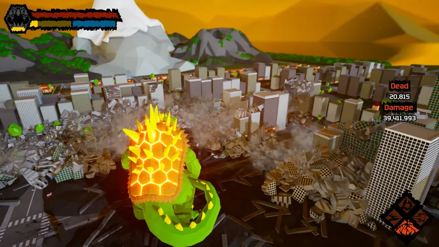 Скриншот 1 к игре Excidio The Kaiju Simulator