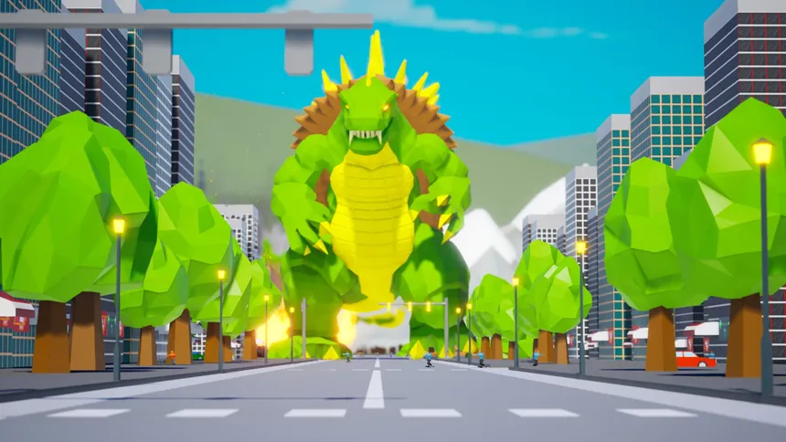 Скриншот 2 к игре Excidio The Kaiju Simulator