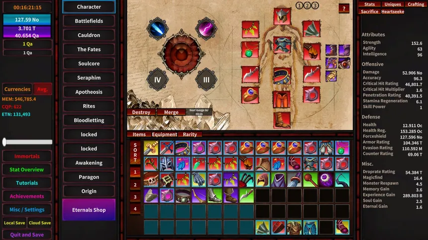 Скриншот 1 к игре Godsbane Idle