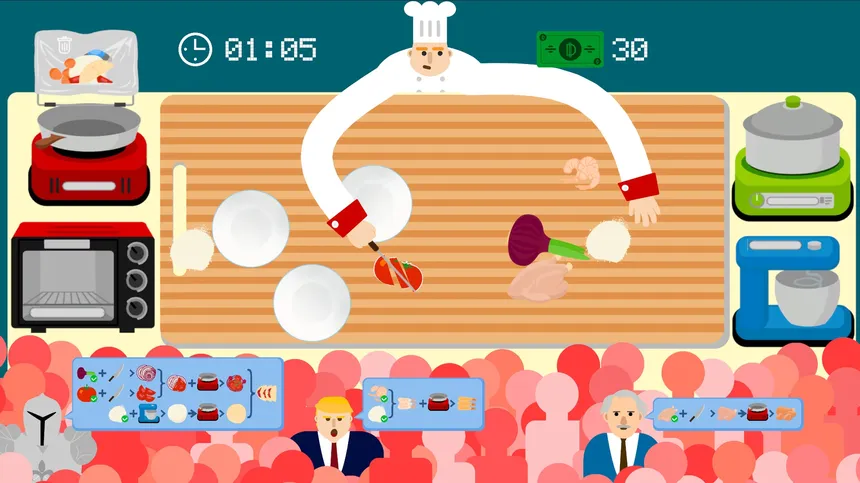 Скриншот 1 к игре Don't Cut Your Hand 2